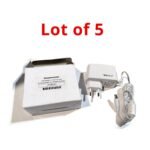 Sagemcom 12V 1.5A AC/DC Power Adapter UK 2-Prong 253362991 (Lot of 5)