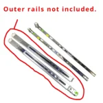 Sun Fire T2000 V215 V245 X4100 X2100 INNER Rack Mount Rails X8029A