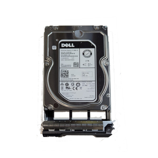 Dell Enterprise 2TB SAS 3.5" 7.2K HDD v5 07RCGV with Caddy - Image 2