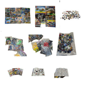 Lego Bundle - Used Lot of Lego Bricks (25 pounds), Manuals, and Sticker Books