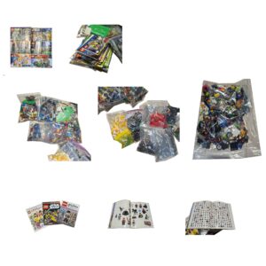Lego Bundle - Used Lot of Lego Bricks (25 pounds), Manuals, and Sticker Books