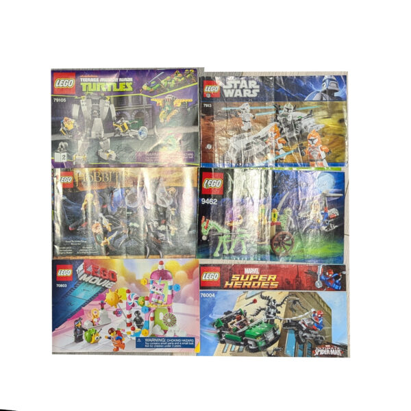 Lego Bundle - Used Lot of Lego Bricks (25 pounds), Manuals, and Sticker Books - Image 9