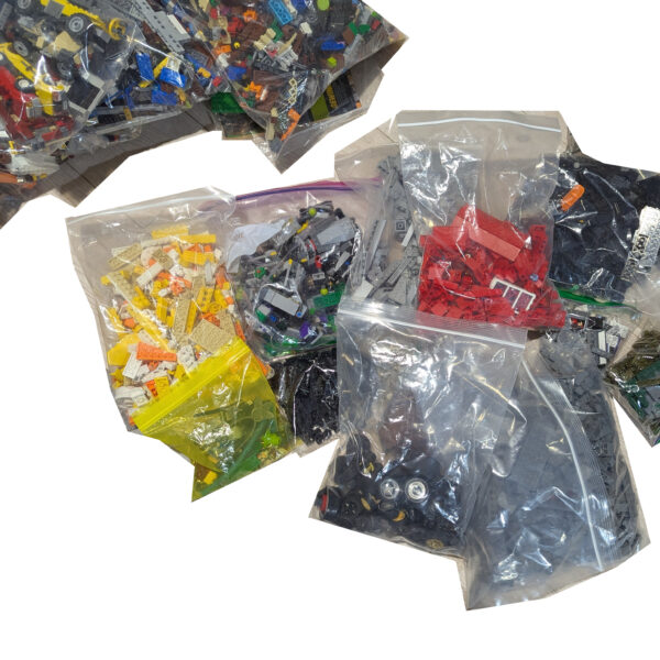 Lego Bundle - Used Lot of Lego Bricks (25 pounds), Manuals, and Sticker Books - Image 4