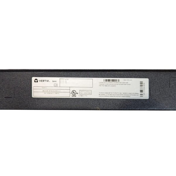 Vertiv Geist Switched PDU NS30017L 24A 120/208V 3-PH 36-Outlets NEMA L21-30P