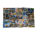 Lego Bundle - Used Lot of Lego Bricks (25 pounds), Manuals, and Sticker Books