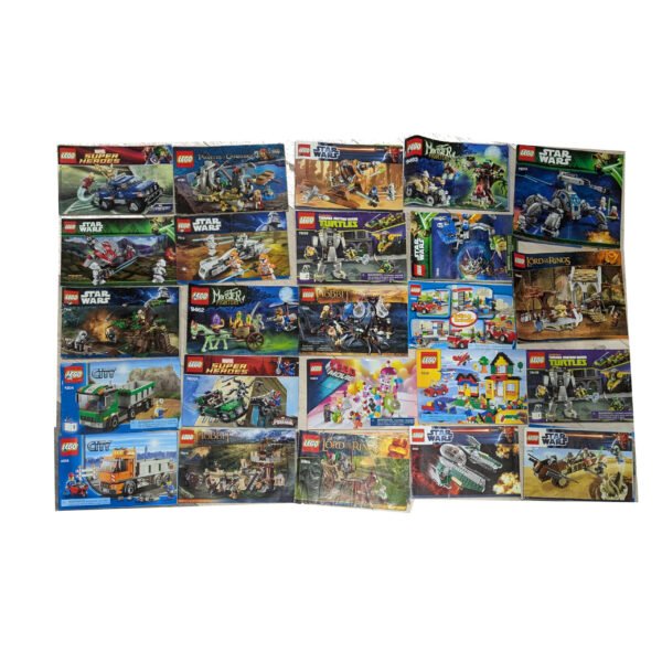 lego bundle (2) Lego Bundle - Used Lot of Lego Bricks (25 pounds), Manuals, and Sticker Books