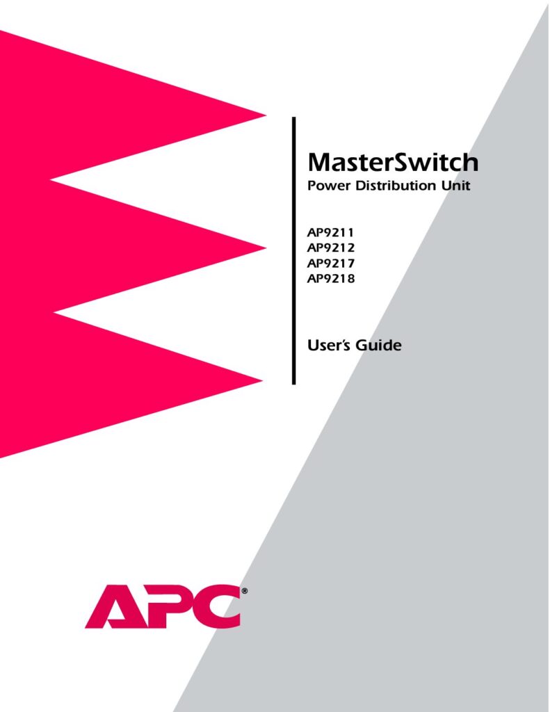 thumbnail of APC AP9211 MasterSwitch PDU