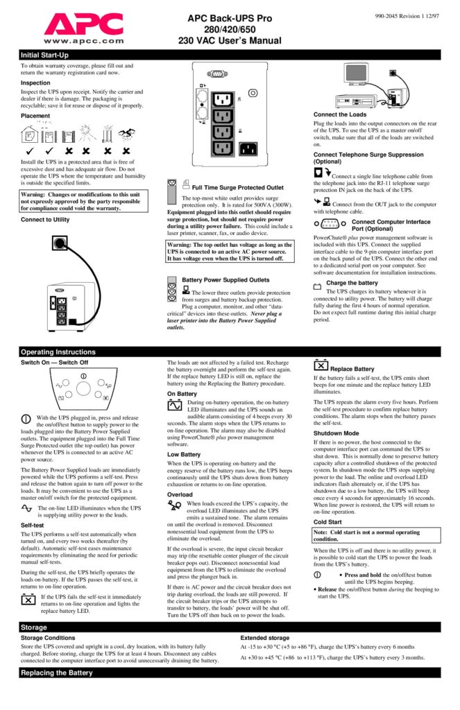 thumbnail of APC Back-UPS Pro 650 Users Manual v2