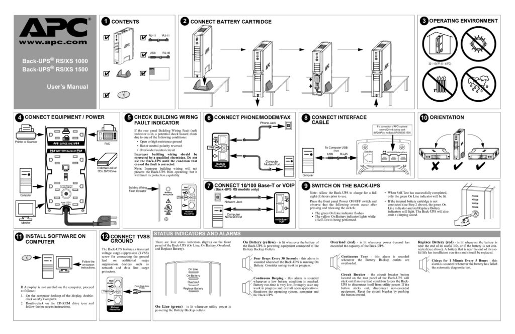 thumbnail of APC Back-UPS RS XS 1000