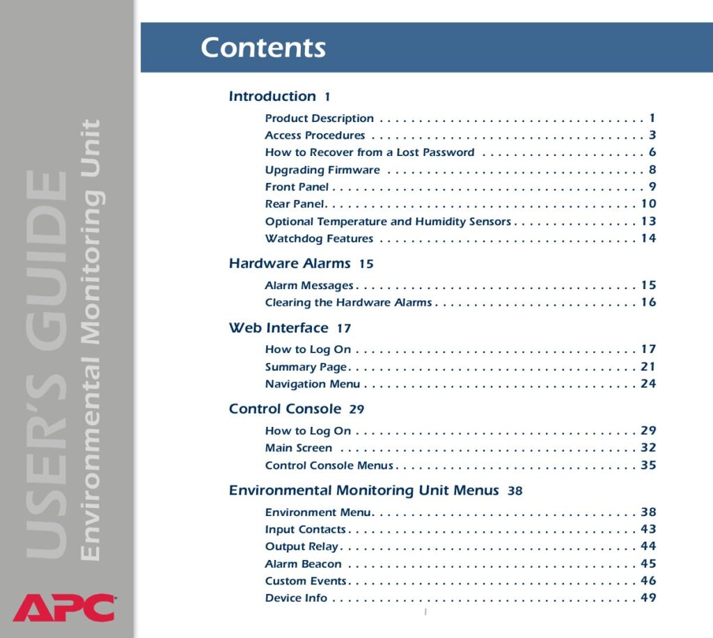 thumbnail of APC Environmental Monitoring Unit ASTE-6Z5QBH_R0_EN