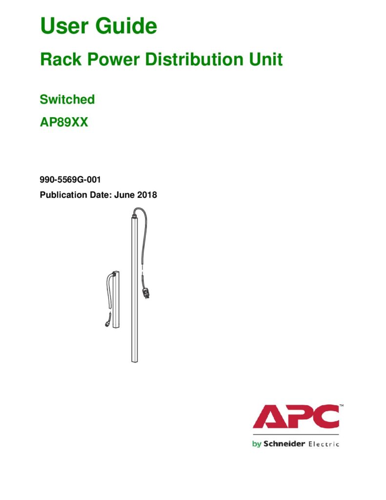 thumbnail of APC PDU AP89XX