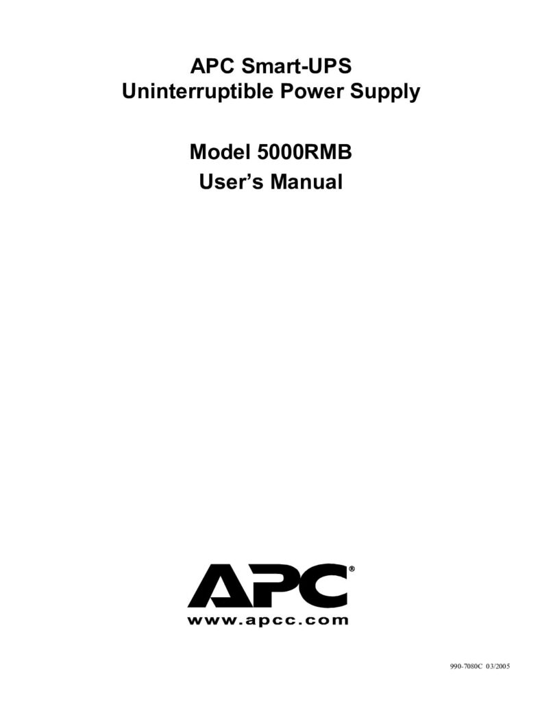 thumbnail of APC SU5000RMB