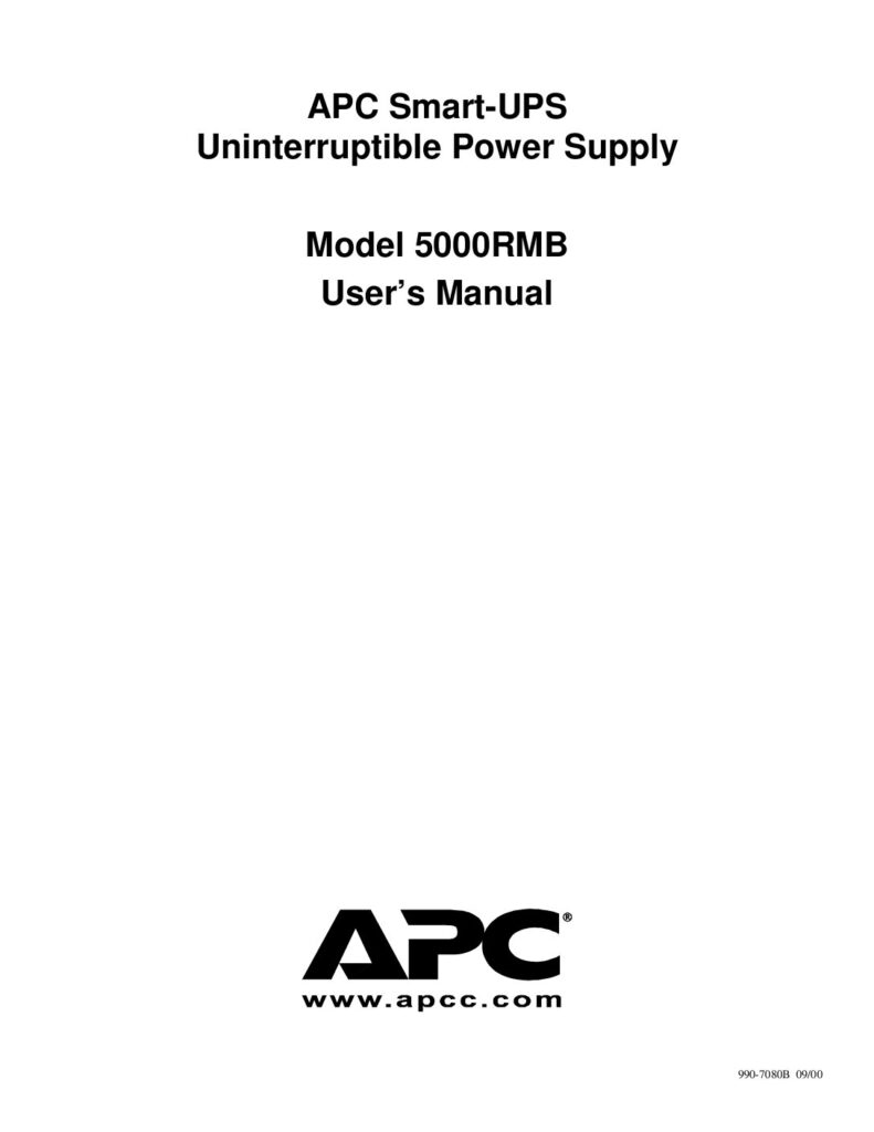 thumbnail of APC Smart-UPS 5000RMB 5U