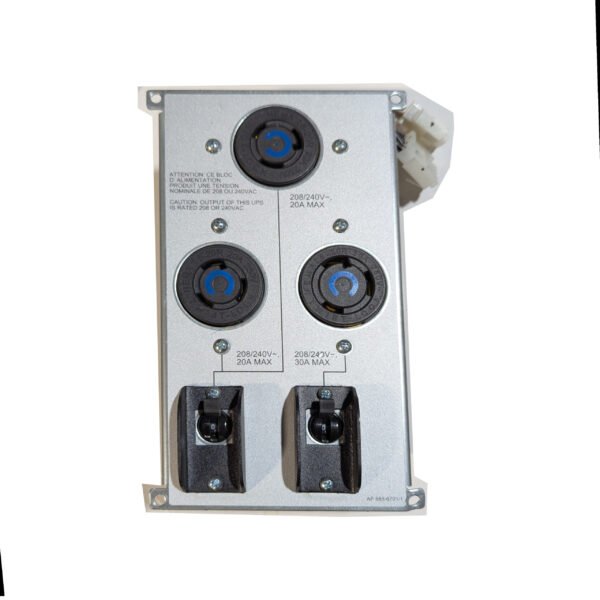 APC Symmetra LX UPS Outlet Backplate Breaker Panel 0M-6079A