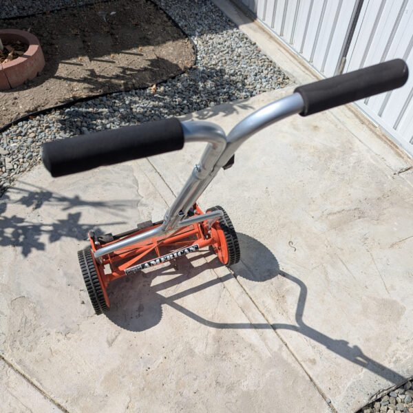 American Lawn Mower Company 1204-14 14" 4-Blade Push Reel Lawn Mower, Red