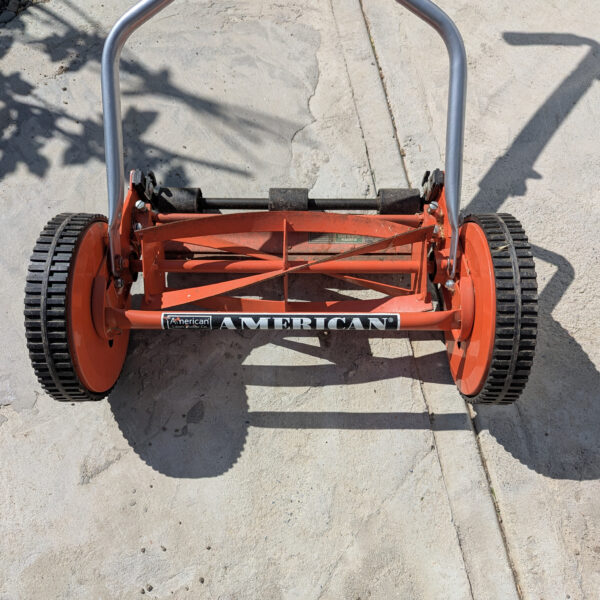 American Lawn Mower Company 1204-14 14" 4-Blade Push Reel Lawn Mower, Red - Image 3