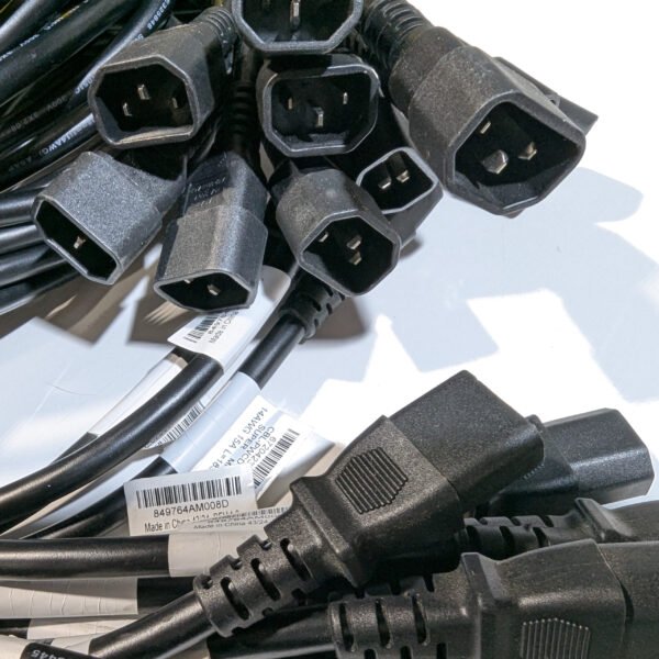 Supermicro 6 Ft (Quantity 10) IEC320-C13 to C14 AC Power Cords 15A 250V 14AWG Black