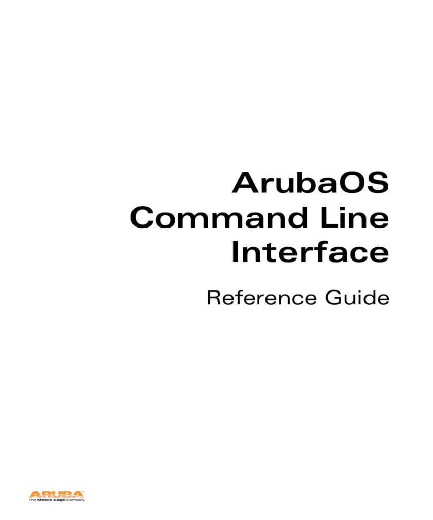 thumbnail of Aruba_CLI_Ref