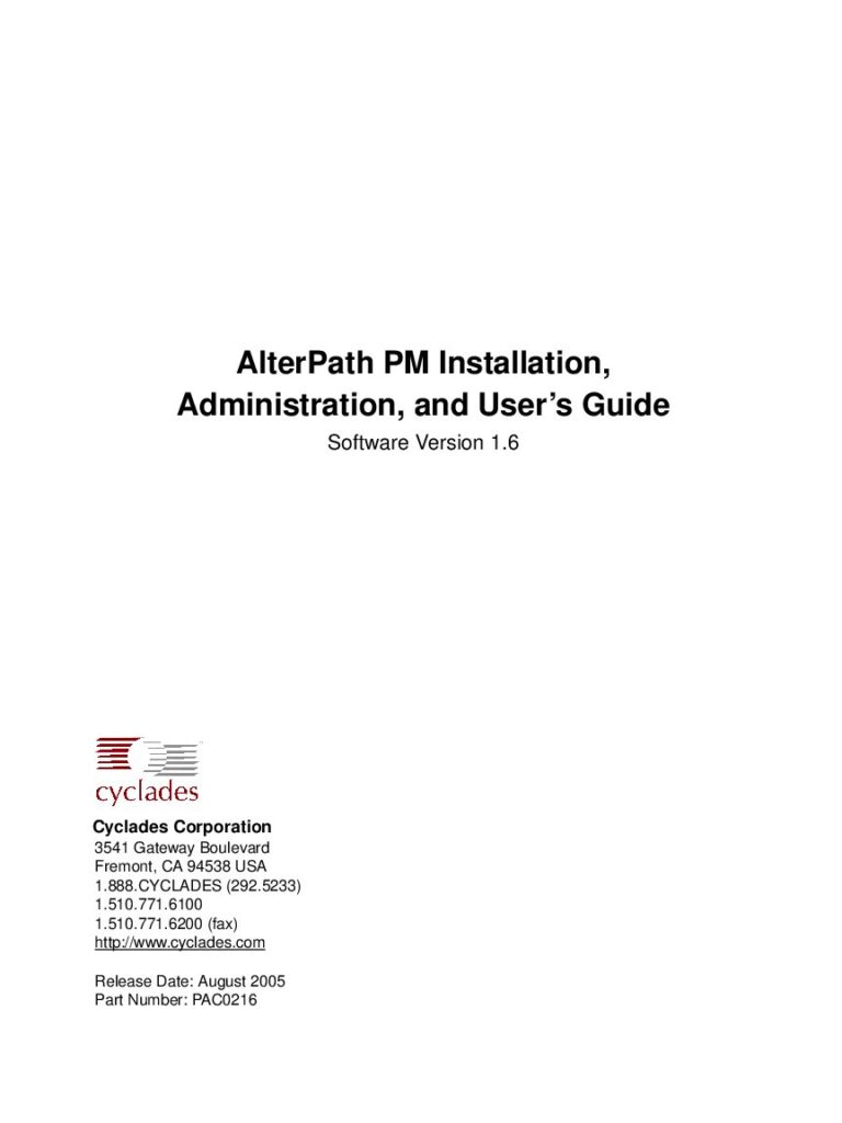 thumbnail of Avocent Alterpath PM User Guide