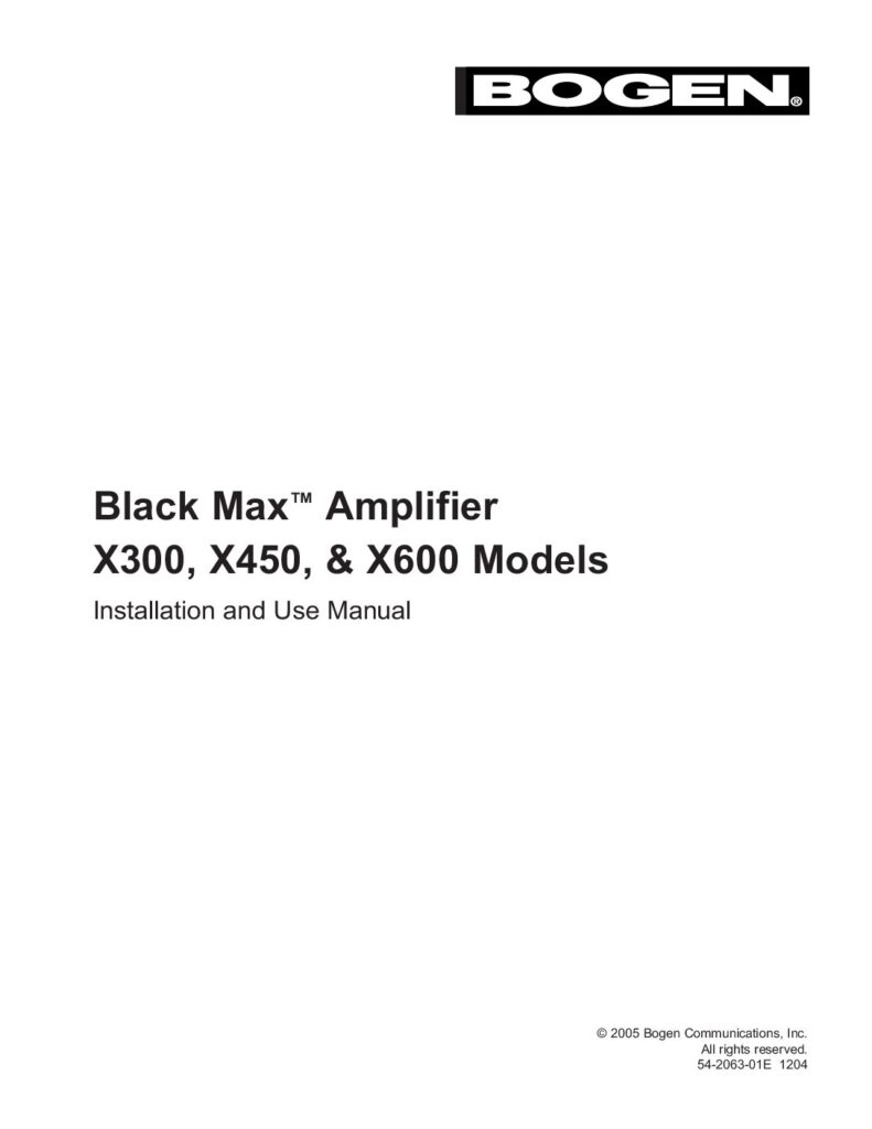 thumbnail of Bogen X300m