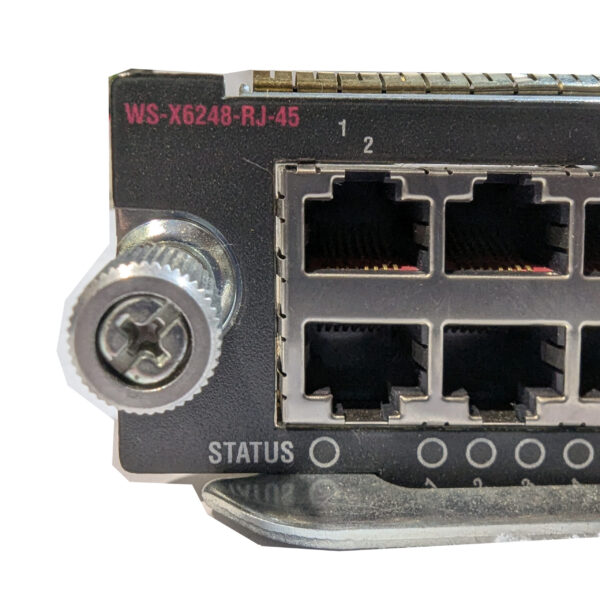 Cisco Catalyst 6000 6500 WS-X6248-RJ-45 Ethernet Switching Module Cisco Catalyst 6000 / 6500 WS-X6248-RJ-45 Ethernet Switching Module