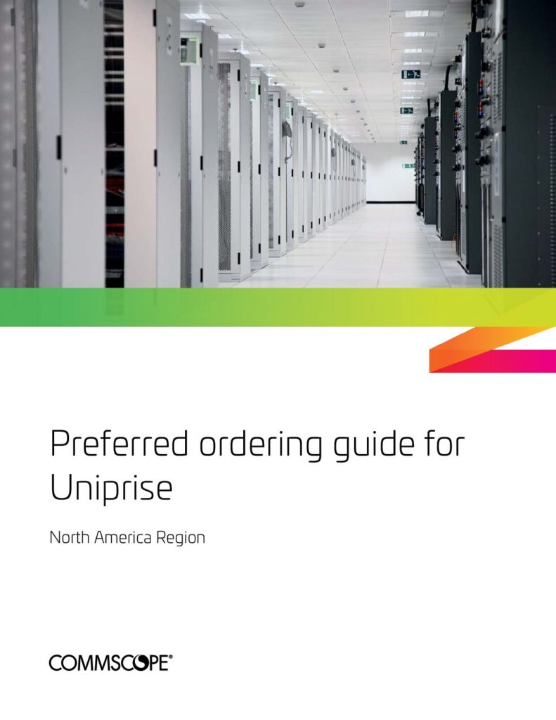 thumbnail of CommScope Uniprise Ordering Guide