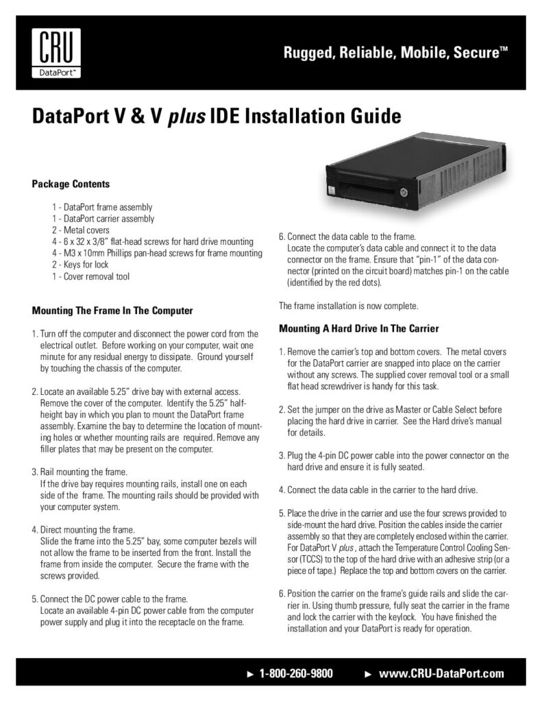 thumbnail of Cru DataPort