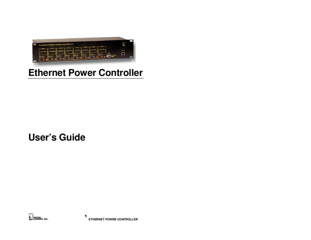 thumbnail of DLI Ethernet Power Controller