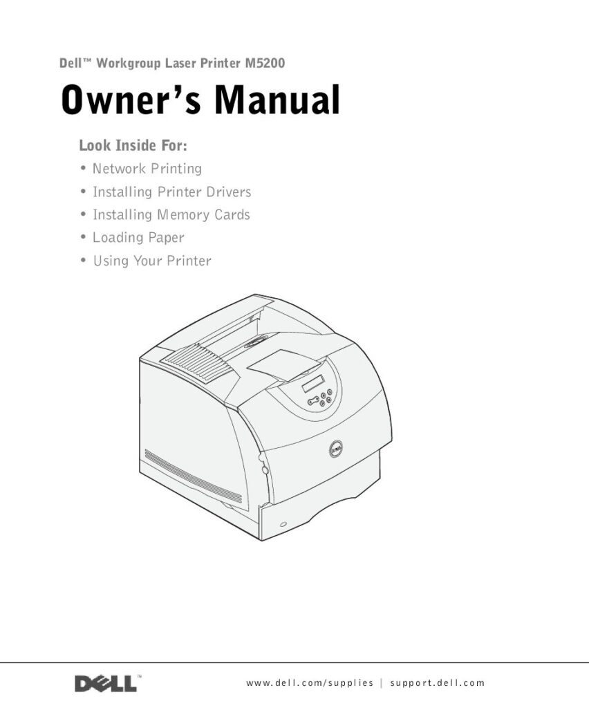 thumbnail of Dell M5200 Laser Printer_Owners Manual_en-us