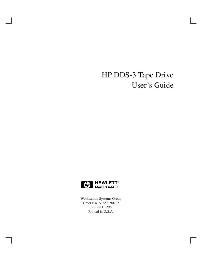 thumbnail of HP DDS-3 Tape Drive