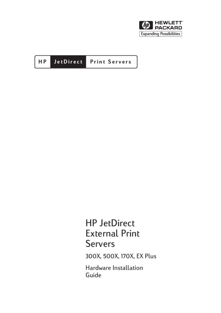 thumbnail of HP JetDirect EX Plus External Print Server J2591-6001