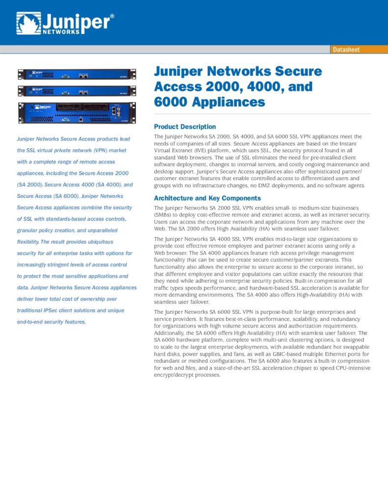 thumbnail of Juniper SA 2000-4000-6000