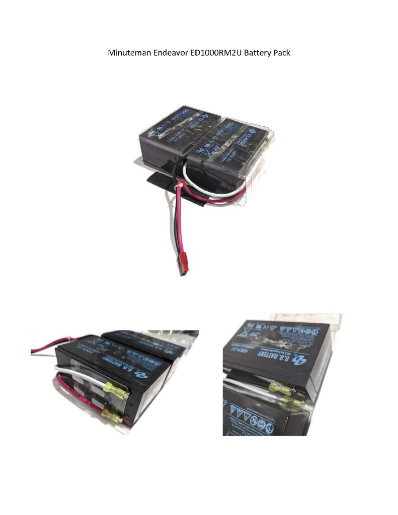 thumbnail of Minuteman Endeavor ED1000RM2U Battery Pack
