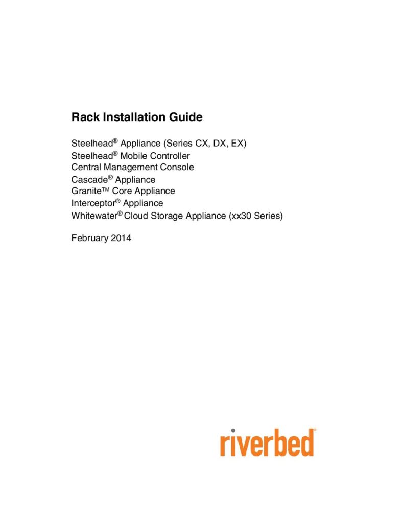 thumbnail of Riverbed Rack Mounting – Feb 2014