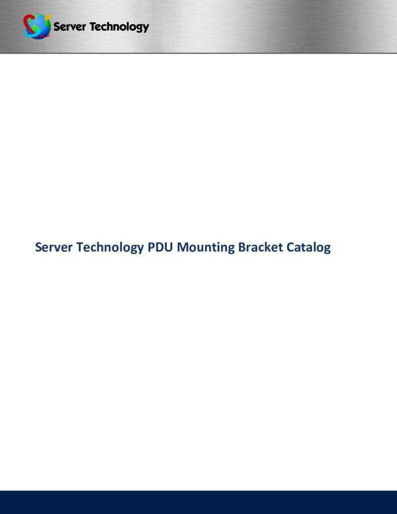 thumbnail of Server Tech Mounting Bracket Catalog