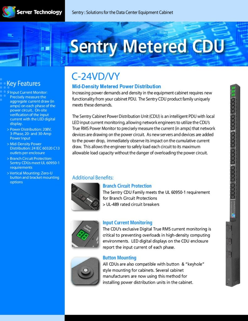 thumbnail of Server Tech PDU C-24VDD413-001