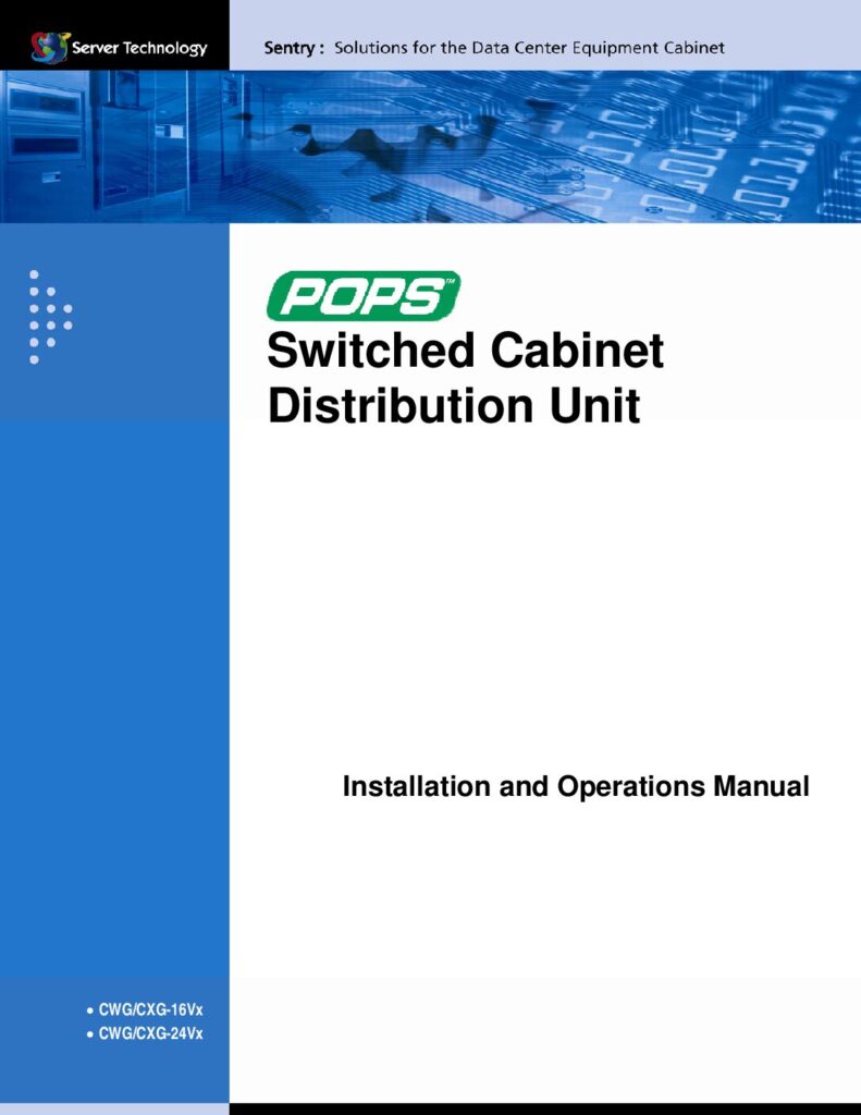 thumbnail of Server Tech PDUs POPS Switched CDU Series CWG CXG – 16Vx 24Vx