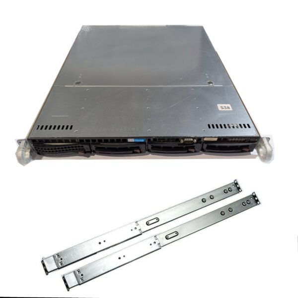 Supermicro SC813M X7SBL 1U Server Intel Core 2 Duo E7500 @2.93GHz 4GB RAM 1TB HDD [S38]