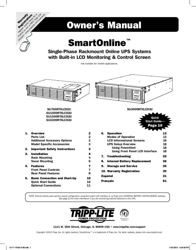 thumbnail of Tripp Lite SmartOnline UPS Systems