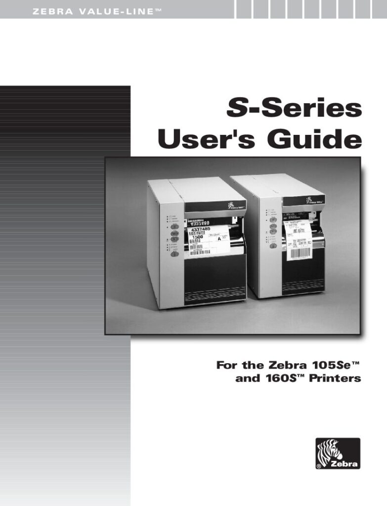 thumbnail of Zebra 105se User Guide