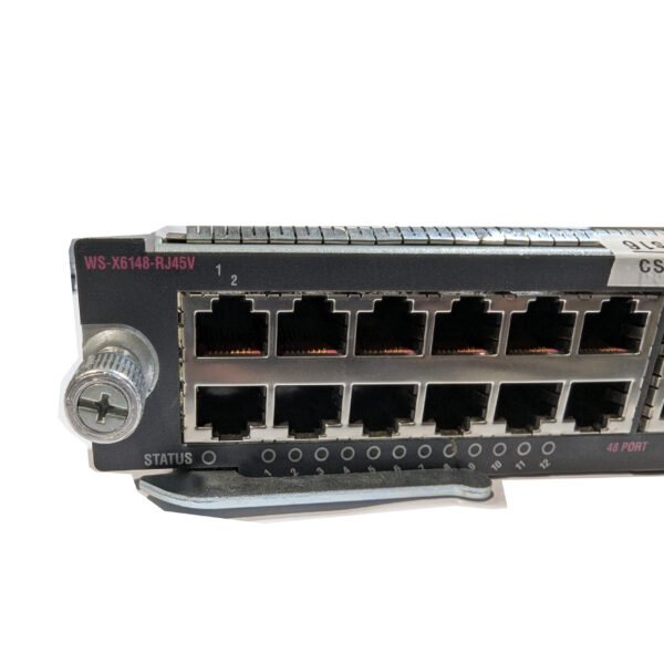 Cisco Catalyst 6500 / 7600 WS-X6148-RJ45V 48-Port POE 10/100 Ethernet Module