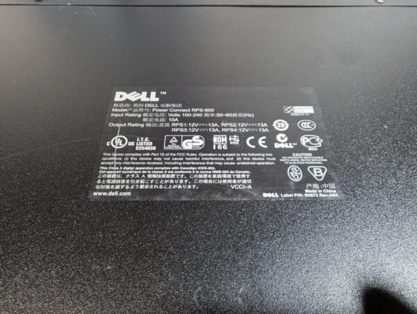 Dell PowerConnect RPS-600 Power Supply