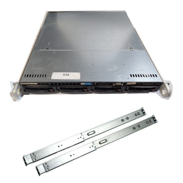 Supermicro SC813M PDSBM 1U Server Intel Core 2 Duo E4600 @2.4GHz 2GB RAM 1TB HDD [S36]