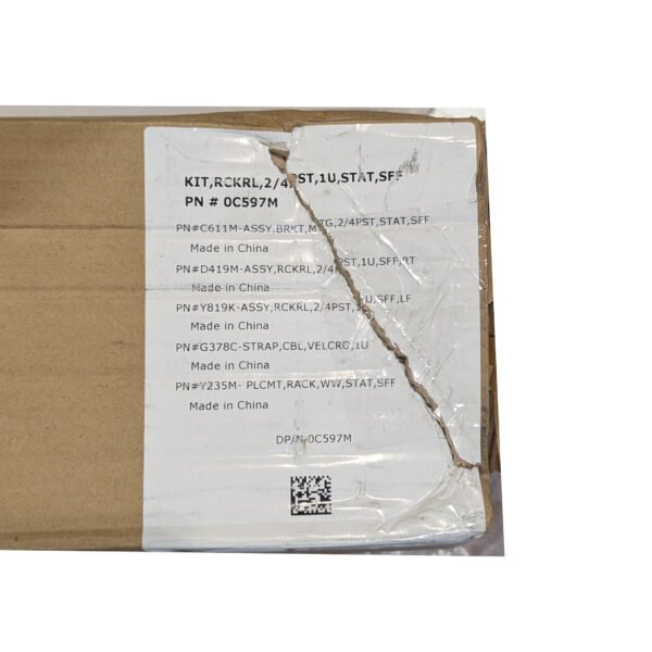 Dell PowerEdge R210 R310 PowerVault EqualLogic 2/4 Post Static ReadyRails A4 C597M (NOB)