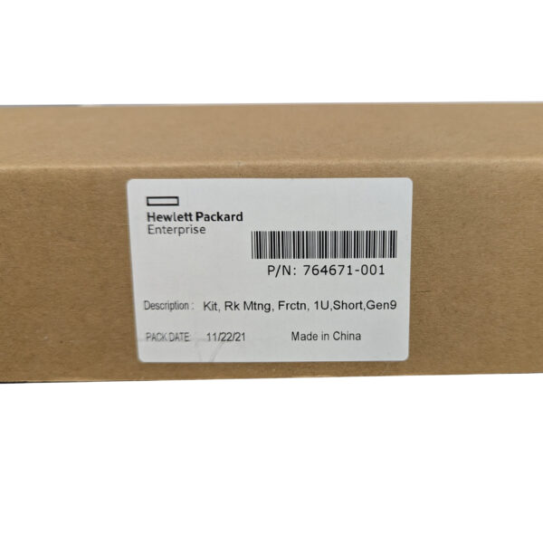 HPE ProLiant DL20 G9 DL320e Gen9 1U Short Friction Rack Mount Kit 764671-001 (2) HPE ProLiant DL20 G9 DL320e Gen9 1U Short Friction Rack Mount Kit 764671-001