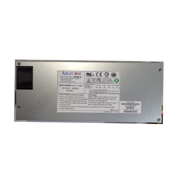 Ablecom SP302-1S Switching Power Supply 12V 5V 3.3V 300W for Supermicro Servers