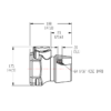 CPC (QTY 10) SXF1701 Non-Valved Coupling Body with 116 Hose Barb Female Fitting Bodies (2) CPC (QTY 10) SXF1701 Non-Valved Coupling Body with 1/16 Hose Barb Female Fitting Bodies