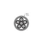 CPC (QTY 10) SXM4201 Non-Valved Coupling Insert with 1/16 Hose Barb Male Fitting Inserts