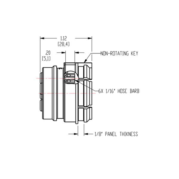 CPC (QTY 10) SXM4201 Non-Valved Coupling Insert with 116 Hose Barb Male Fitting Inserts (2) CPC (QTY 10) SXM4201 Non-Valved Coupling Insert with 1/16 Hose Barb Male Fitting Inserts