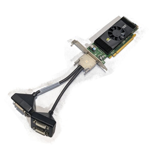 Dell Nvidia Quadro NVS 420 Graphics Card PCI Express x16 with Quad DVI-D Dongle